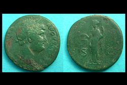 Hadrian, Æ Sestertius, Aequitas Reverse